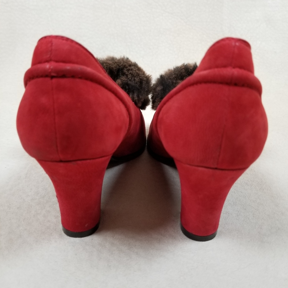 L-Fire shearling bow heels - Picture 2 of 8